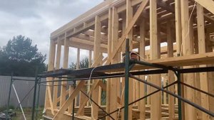 Выравнивание перекрытия первого и второго Этажа в каркасном доме