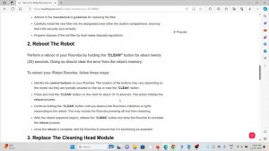 How To Fix IRobot Roomba Error 26