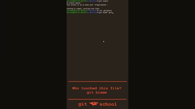 Git Quick: git blame