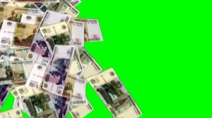 Футаж Деньги летят HD / Money flying footage