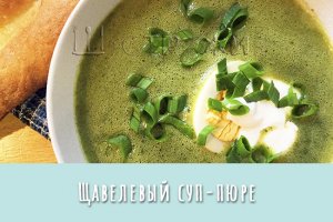 Зелёный суп-пюре с щавелем и крапивой. Самый любимый весенний суп!
