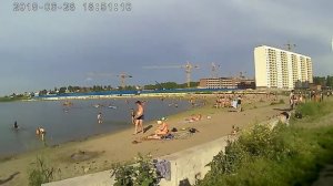 Пляж в Каменке (Новосибирск)