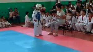 Соревнование по тхэквондо.Дети 28 кг.