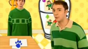 Blues clues Steve is teaching Joe how to play blues clues