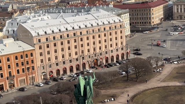 Виды с Колоннады Исаакиевского собора. Смотровая площадка Санкт-Петербурга
