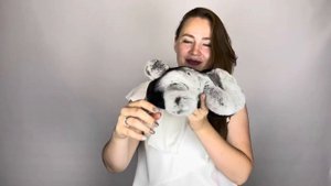 Мягкая игрушка собачка купить из натурального меха