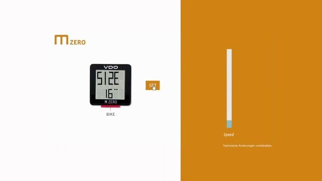 VDO M Zero Fahrradcomputer - VDO CycleParts - Tutorials - M ZERO
