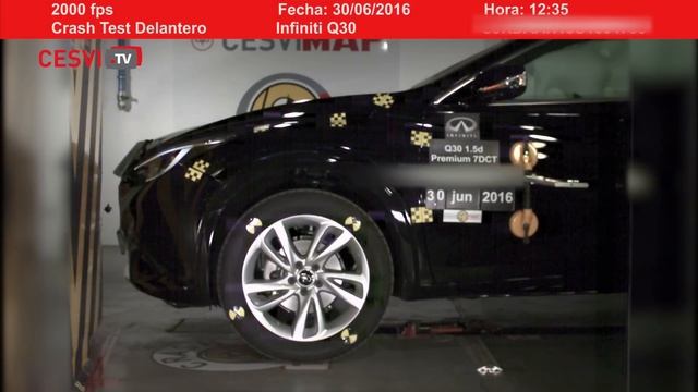 Crash Test Delantero Infiniti Q30 смотреть онлайн
