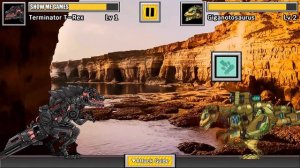 Dino Robot Battle Arena | Giganotosaurus VS Terminator T-Rex | Show Me Games