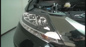 Меняем лампу дальнего света Honda Odyssey RC