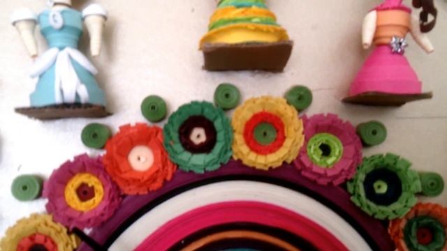 Quilling Doll Wall Clock смотреть онлайн