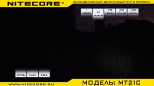 Светодиодный фонарь на магнитном основании NITECORE MT21C