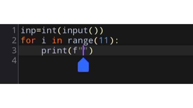 Multiplication table in python?