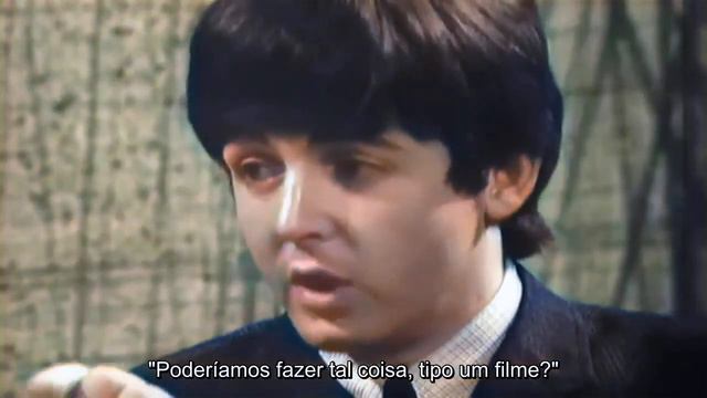 David Frost Interview | Paul McCartney | Colorized | 1964