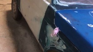 Кузовной ремонт нивы-перевертыша.