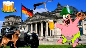 Патрик Стар на разных языках мем