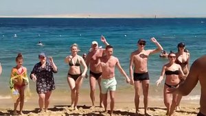 Анимация на пляже La Rosa Waves  Hurghada/Египет