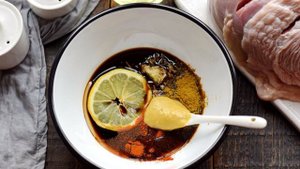 Голень индейки в соевом соусе