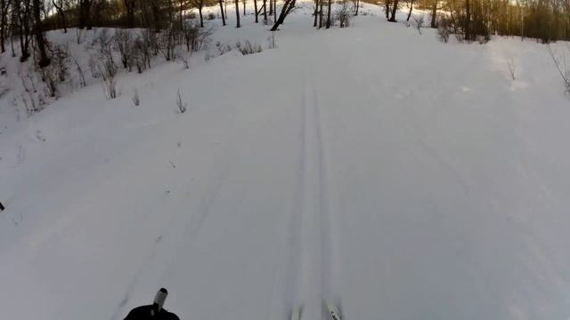 На лыжах с новой камерой Garmin VIRB | Tatiana & Vladimir смотреть онлайн