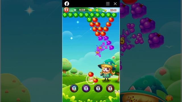 Fruit Bubble Game (cute and funny) смотреть онлайн