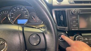 Сброс счетчика масла на TOYOTA RAV4 2013. Reset oil maint reqd on Toyota Rav 4