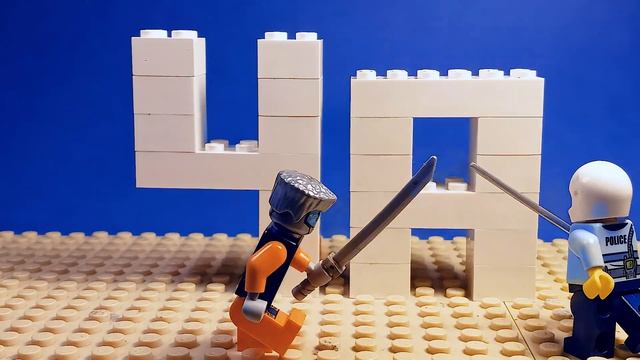 100 Second Stop Motion LEGO Countdown ⏱️ смотреть онлайн