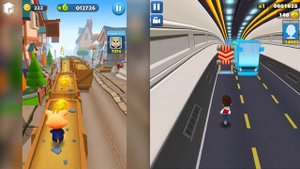 Subway Surf vs Talking Cat Runner - Gameplay Walkthrough - Funny Cat vs Clumsy Ryder EXE