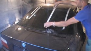 Как заменить лобовое и заднее стекло своими руками bmw e36
