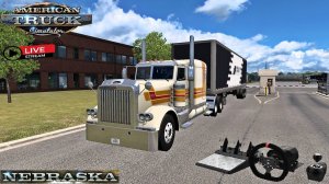 ATS 1.50, ИСЛЕДУЕМ  ШТАТ НЕБРАСКА, НА Peterbilt 389 !!!