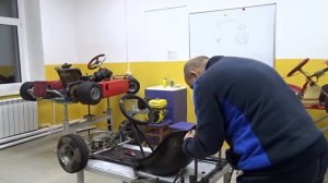 Технический осмотр тренировочного картинга. Разборка и сборка картинга. Часть 2