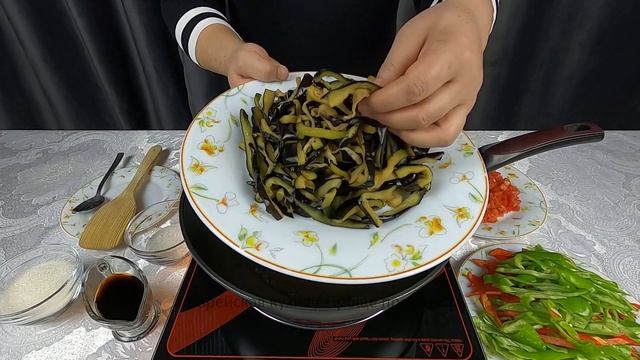 Простой и Быстрый Рецепт БАКЛАЖАНЫ С ПЕРЦЕМ по-корейски! КАДИЧА. КОРЕЙСКАЯ КУХНЯ #135