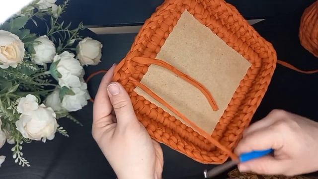 Вяжем квадратную корзину. Часть 2. Бесшовное соединение смотреть онлайн