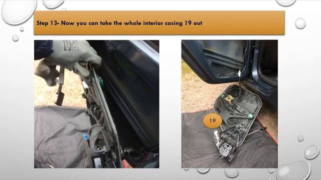 Volvo V40 door lock (Back side) смотреть онлайн