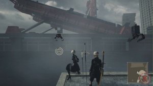 Nier Automata - Quest (With 2B) - The Wandering Couple (gameplay) [1080p 60fps]