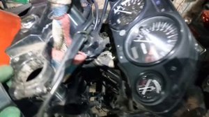 Замена вилки ZZR 400