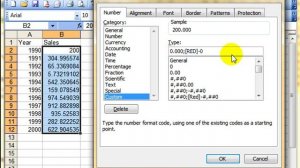 AM 4113 Custom Number formats Microsoft Excel 2003