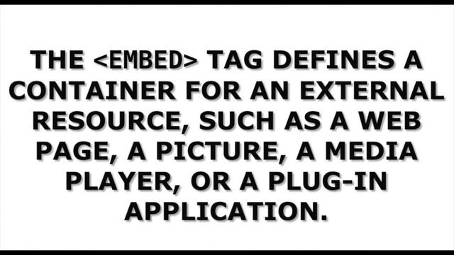 (HTML) The E Tags list. смотреть онлайн