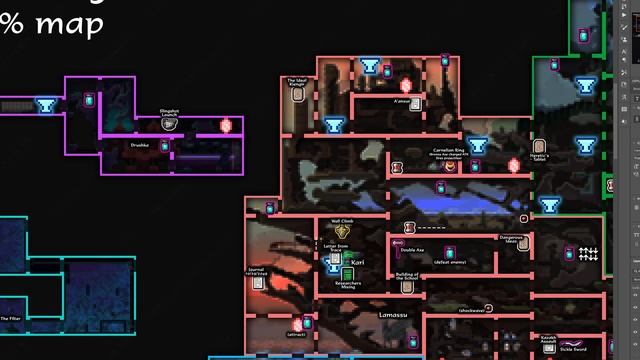 Axiom Verge 2 | 100% Map — All Items & Secrets #metroidvania