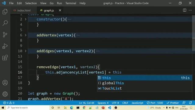 Remove edge in Graph смотреть онлайн