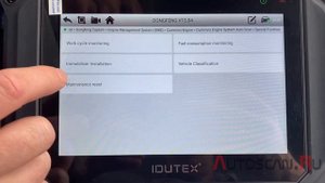 Диагностика DONGFENG Captain ISF3.8 2023г с помощью сканера IDUTEX TS810Pro