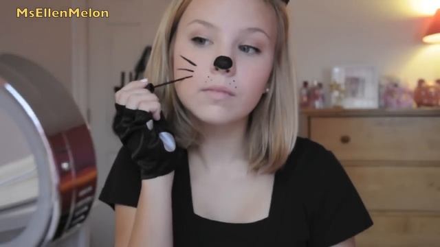 Last Minute Halloween: Cat Costume & Makeup! смотреть онлайн