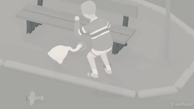 КУПЛИНОВ СТАЛ ГУСЕМ в Untitled Goose Game #1 (СМЕШНЫЕ МОМЕНТЫ) смотреть онлайн