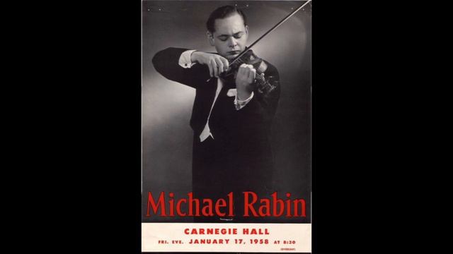 Michael Rabin Glazunov Violin Concerto in a minor Op. 82 III - Allegro The Telephone Hour radi