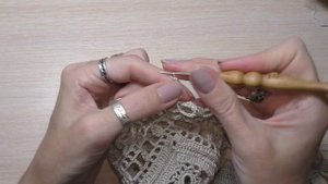 Салфетка Винтажный букет. Видео урок часть 3.