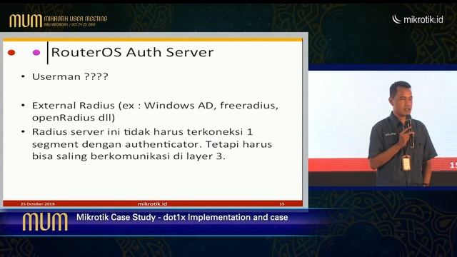 dot1x Implementation and Case By Pujo Dewobroto - Mikrotik User Meeting 2019