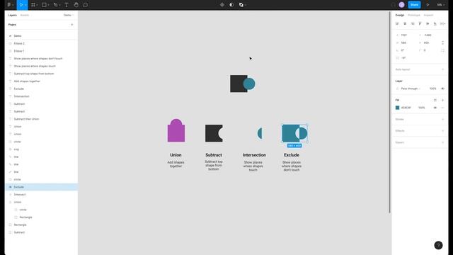 Boolean Operators | Figma Bites смотреть онлайн