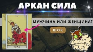 КТО НА АРКАНЕ СИЛА ТАРО? МУЖЧИНА ИЛИ ЖЕЩИНА? ШОК