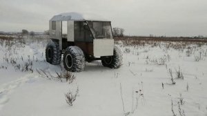 На ВЕЗДЕХОДЕ по снегу