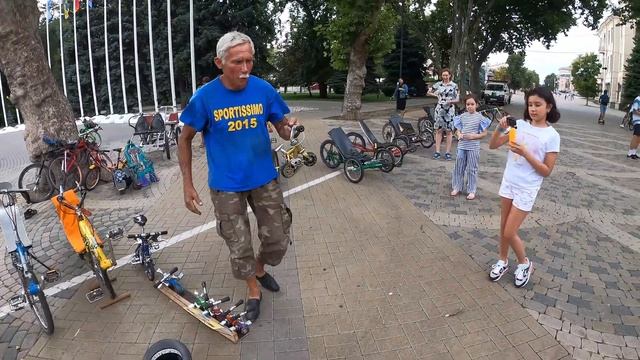 Краснодарский АКВАПАРК !! Велосипед из книги РЕКОРДОВ !!! Мост ПОЦЕЛУЕВ !!! по КРАСНОЙ на ВЕЛИКАХ ! смотреть онлайн