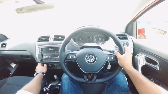 VOLKSWAGEN POLO 1.0 TSI MANUAL ACCELERATION AND HIGH SPEED POV DRIVING COCKPIT VIEW смотреть онлайн